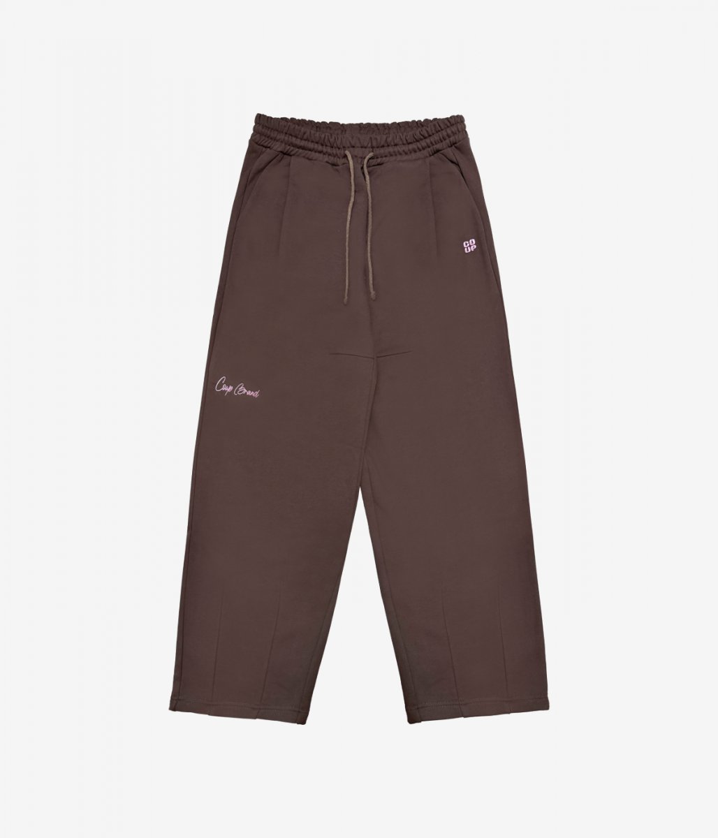 COUP BRAND PANTS BASIC BROWN/PINK