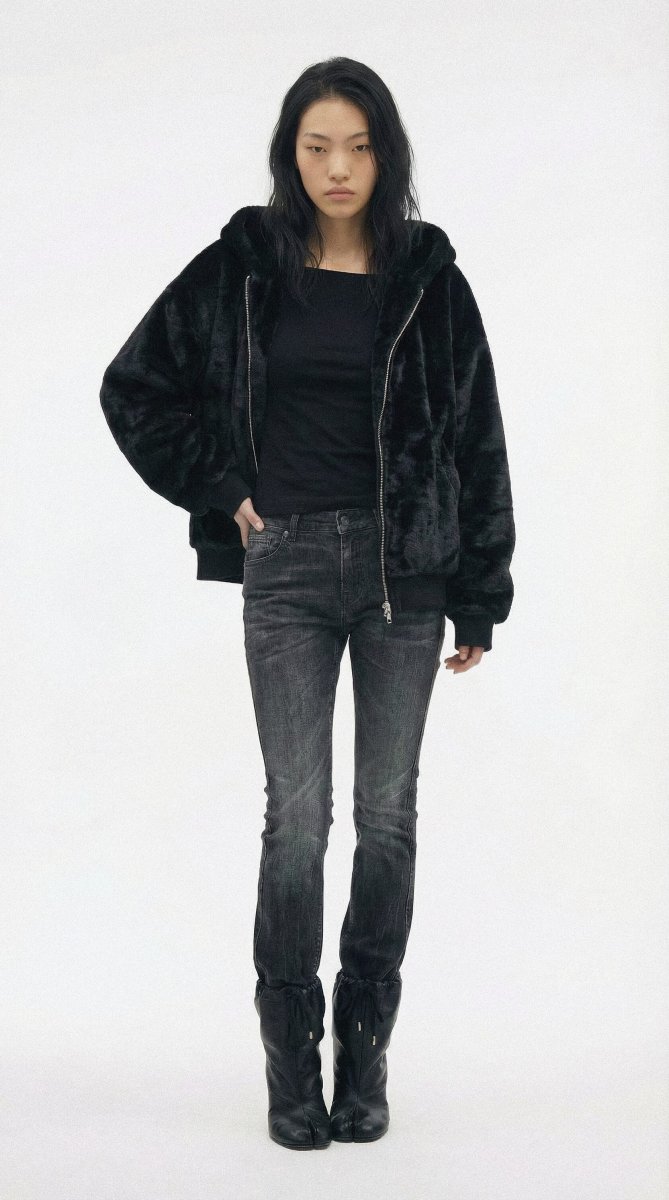 RUSSIAN BALLERINA FUR ZIP