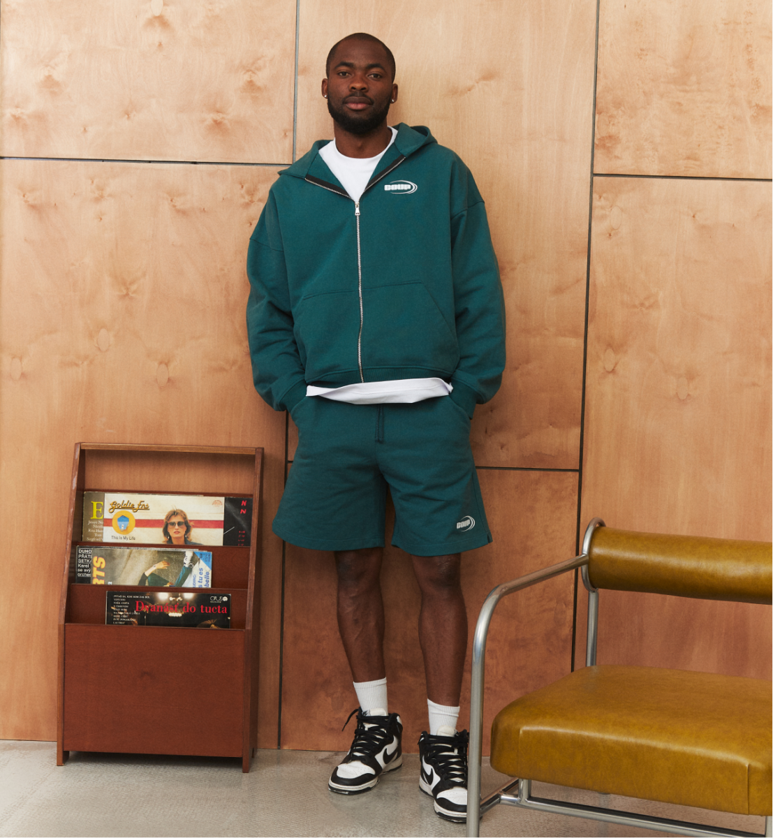 COUP BRAND SHORTS GREEN