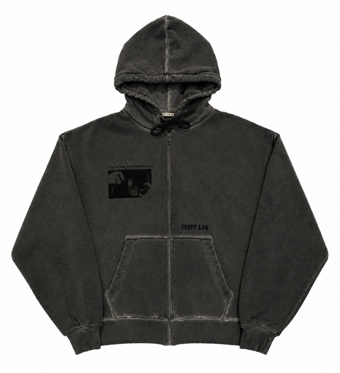 NOISE ZIP HOOD