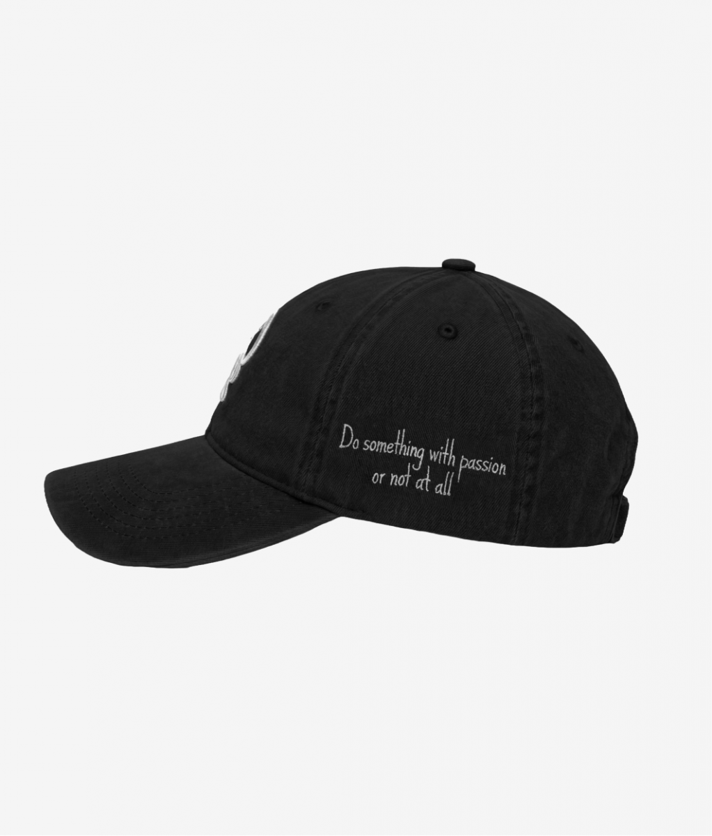 COUP BRAND CAP BLACK/SILVER
