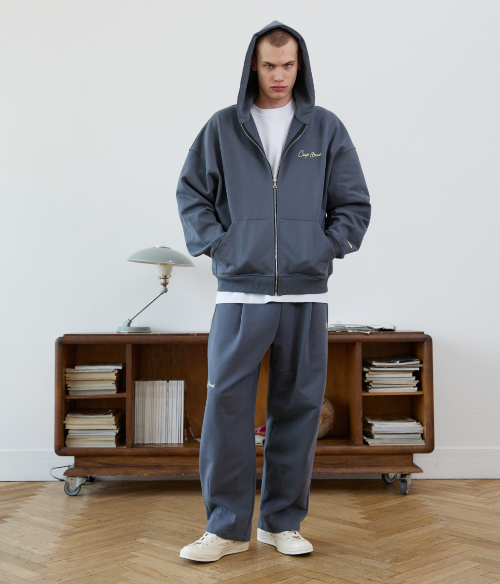 COUP BRAND PANTS BASIC GREY/LEMON