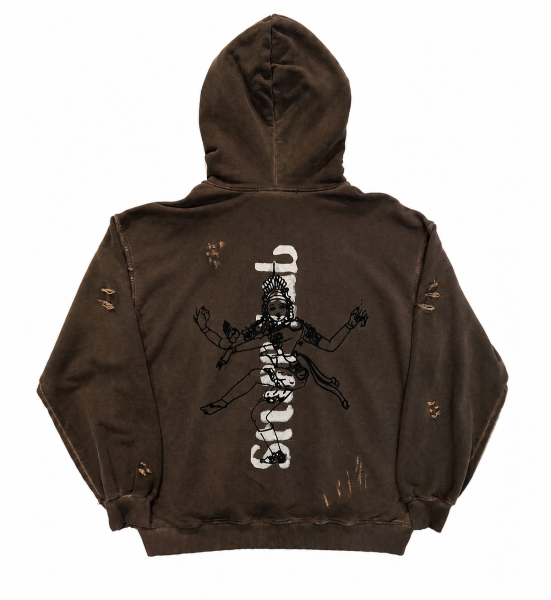 SHIVA HOOD DISTRESSED