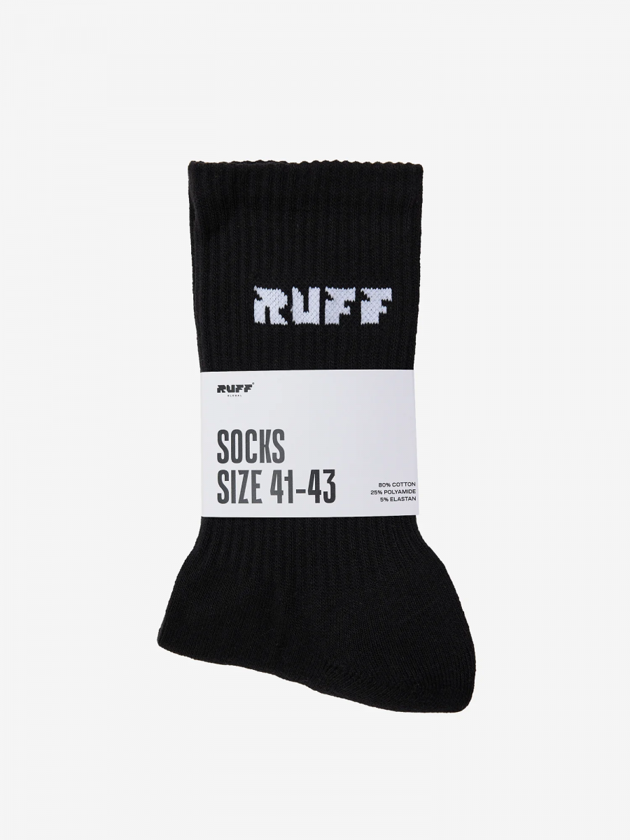 RUFF GLOBAL НОСКИ ( 1 ПАРА ) / ЧЁРНЫЙ