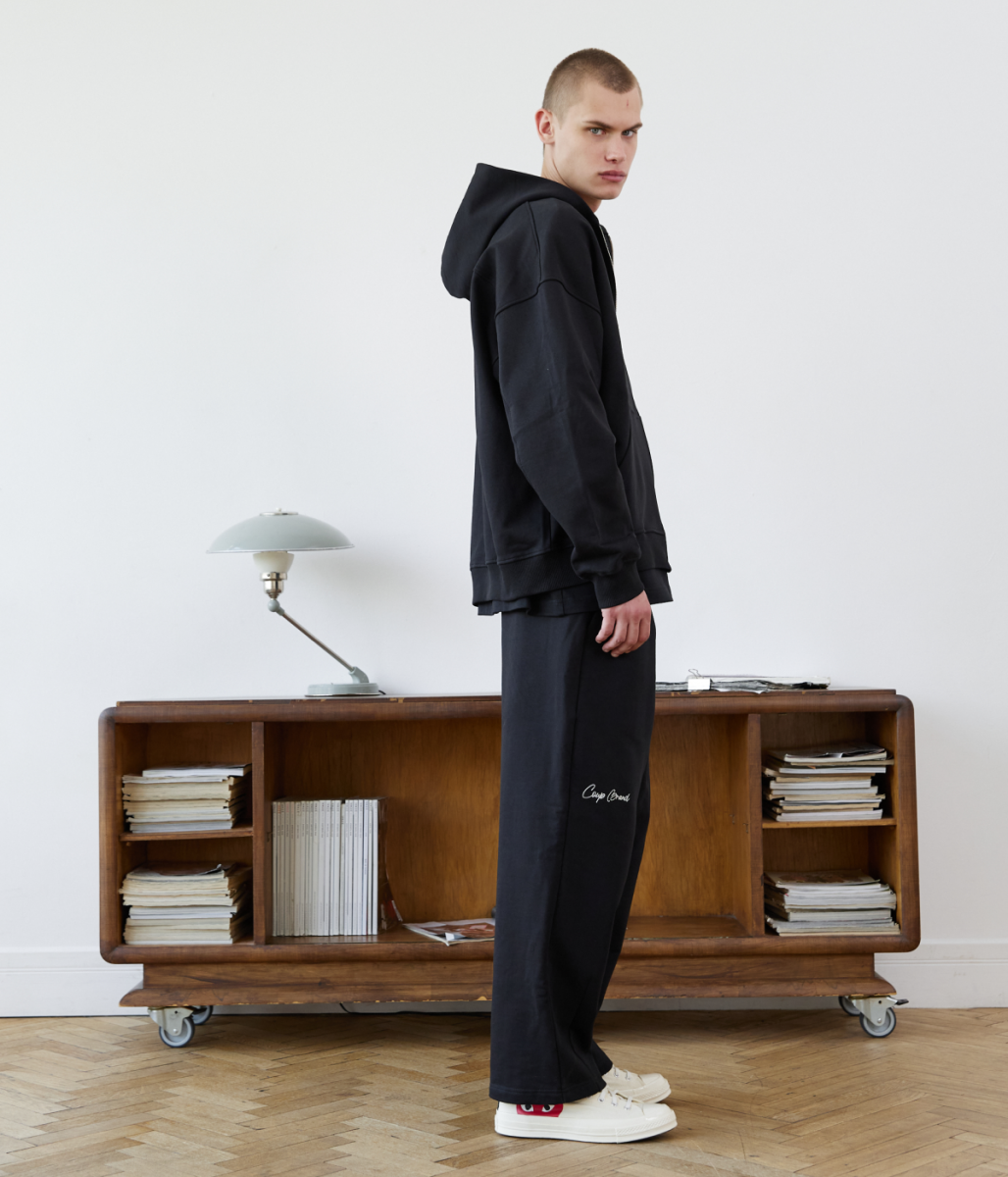 COUP BRAND PANTS BASIC BLACK/CREAM