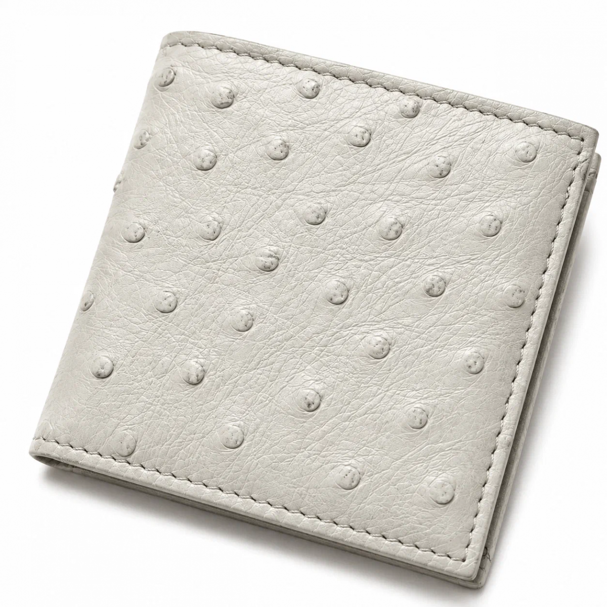 INTREG TORN WALLET OSTRICH LEATHER