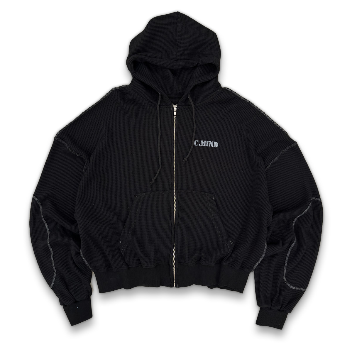 COMMON MIND WAFFLE HOODIE 