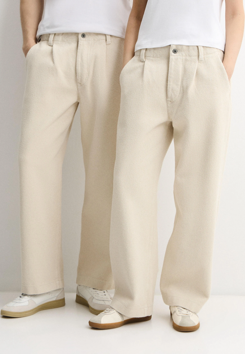 DOUBLE POUNDER БРЮКИ PLEATED PANTS T-05-NC