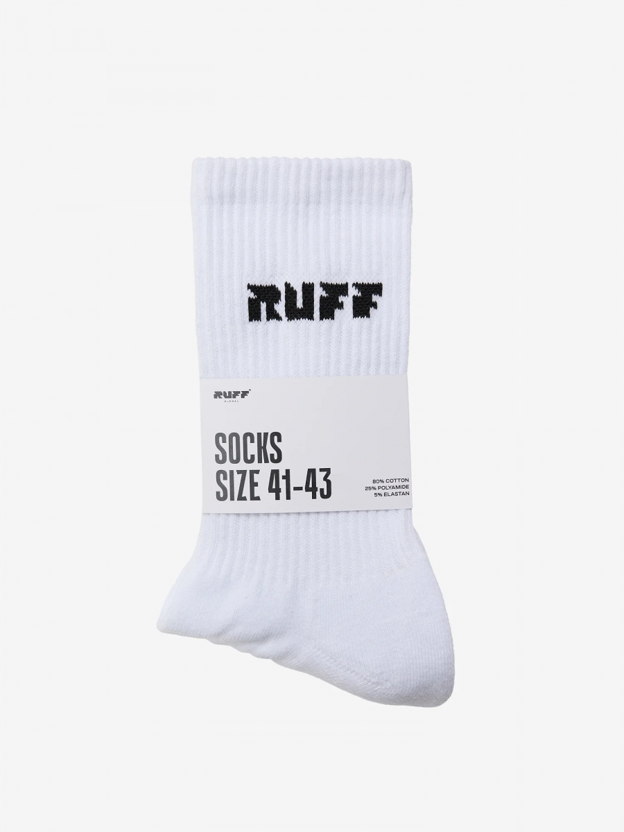 RUFF GLOBAL НОСКИ ( 1 ПАРА ) / БЕЛЫЙ