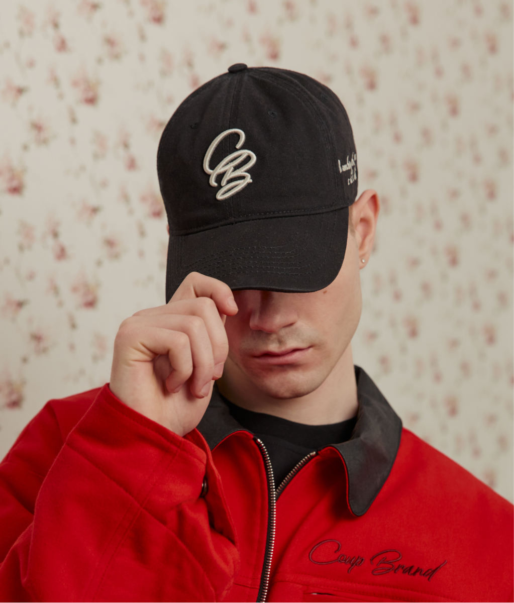 COUP BRAND CAP BLACK/SILVER
