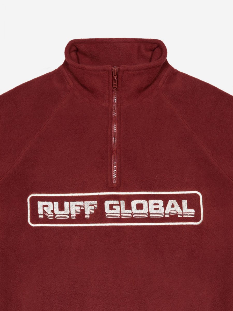 RUFF GLOBAL ФЛИСОВАЯ ТОЛСТОВКА / КИРПИЧНЫЙ