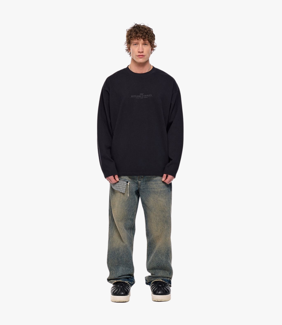 FRHT ЛОНГСЛИВ HEAVY WEIGHT BLACK