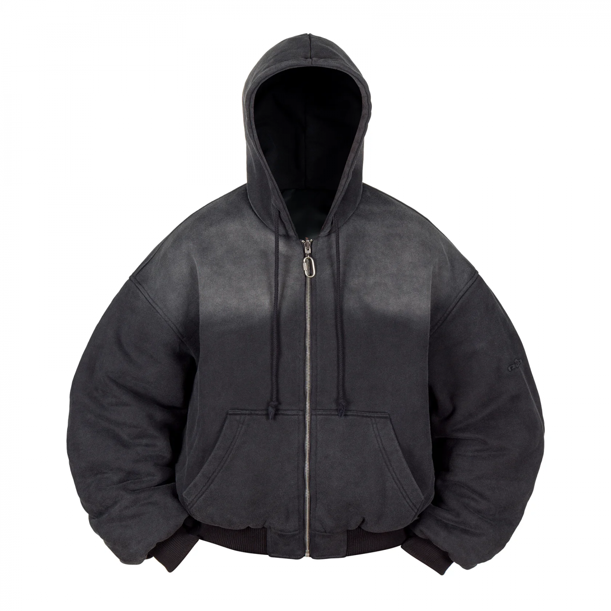 OPEN SYMBOLS DOUBLE-SIDED BOMBER JACKET