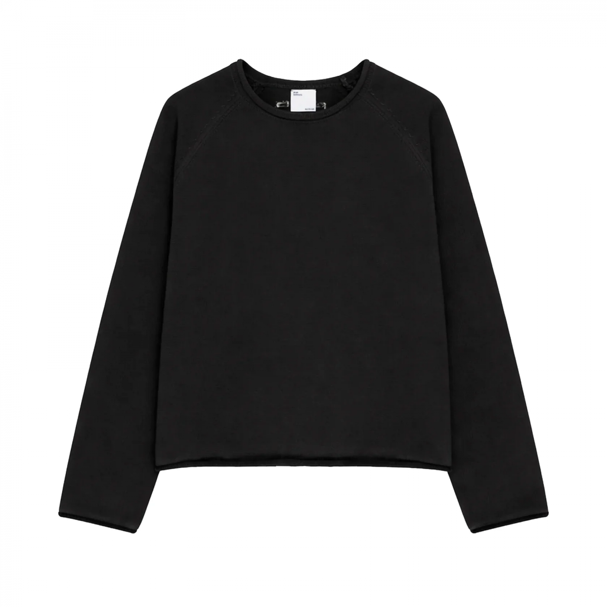 OPEN SYMBOLS RAW SWEATER 