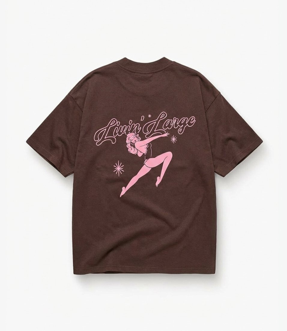 FRHT ФУТБОЛКА PIN-UP GIRL BROWN
