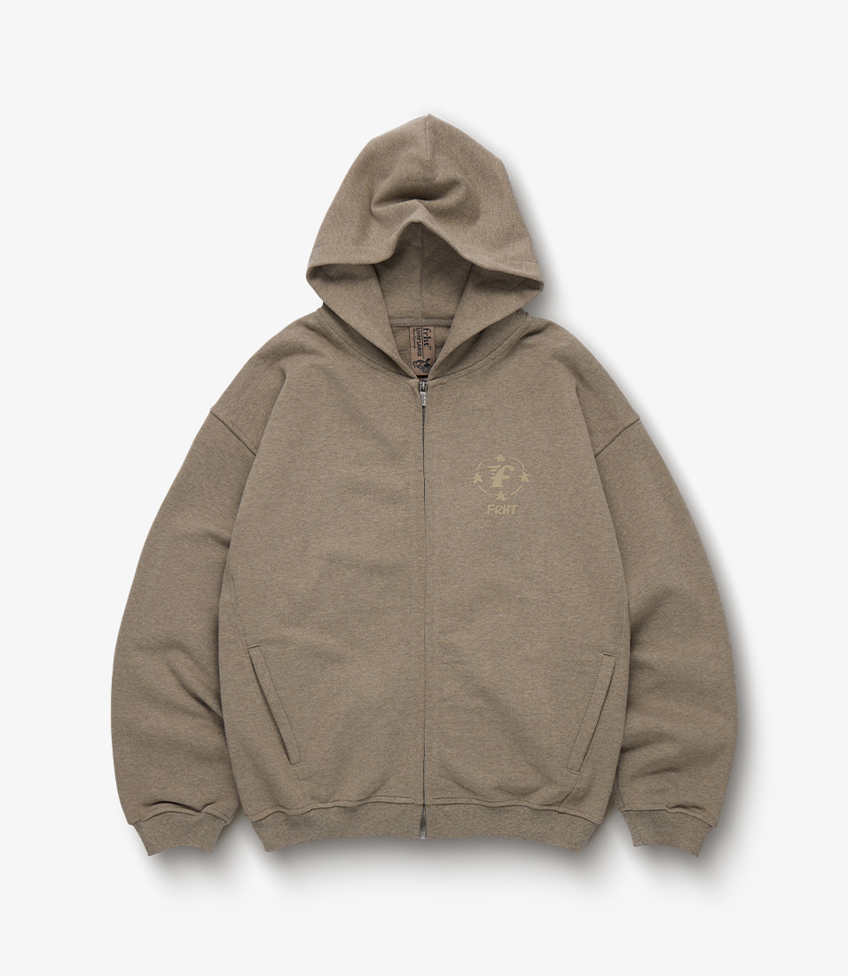 FRHT ХУДИ ZIP STAMP MELANGE V