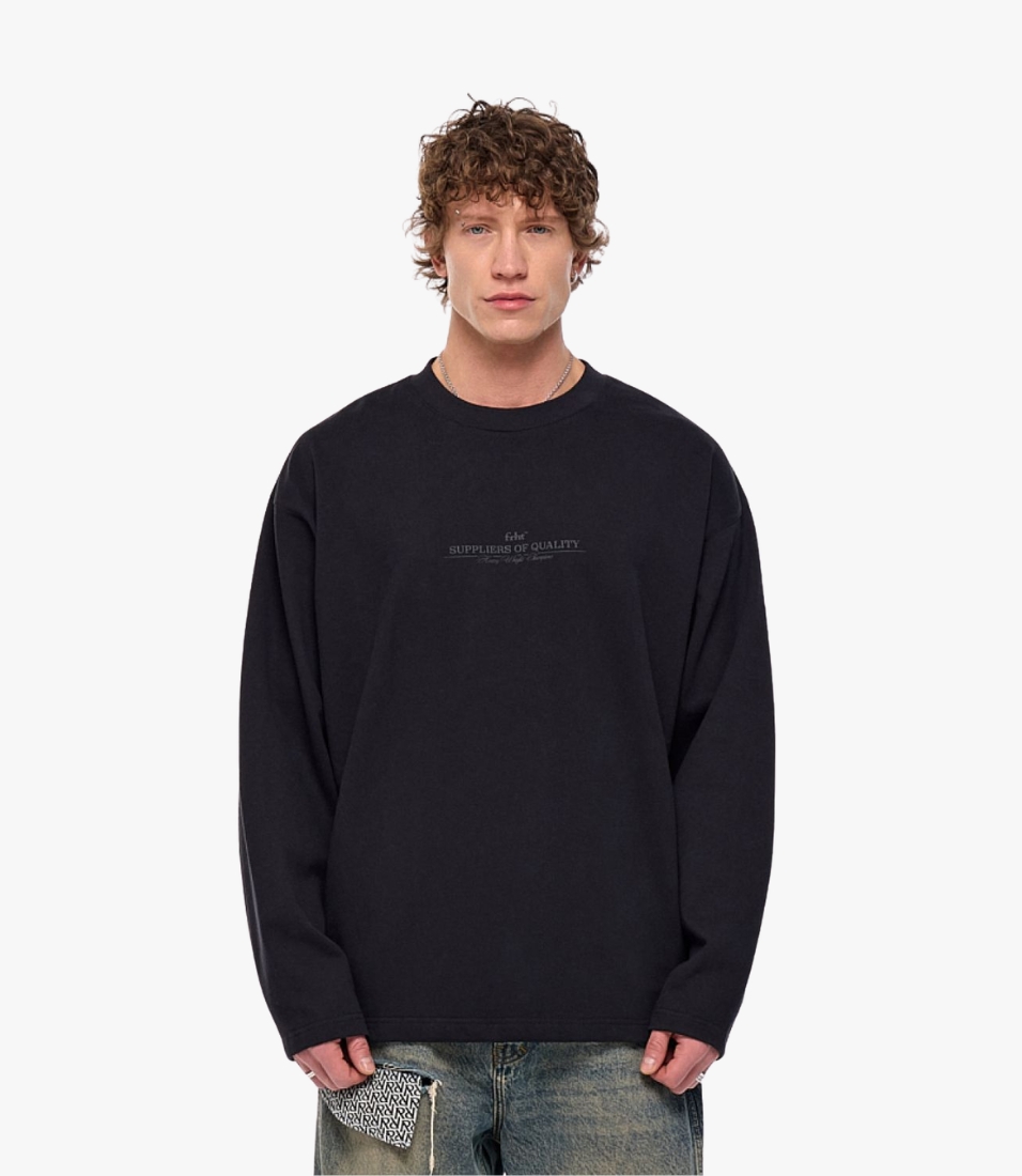 FRHT ЛОНГСЛИВ HEAVY WEIGHT BLACK