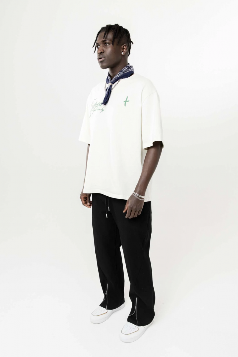 TYPES BLACK "ZIPPER" PANTS