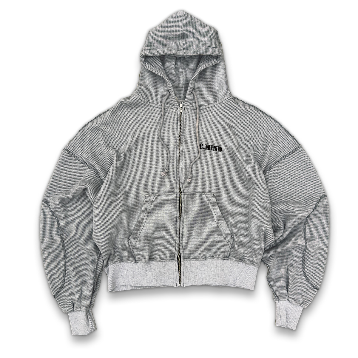 COMMON MIND WAFFLE HOODIE 