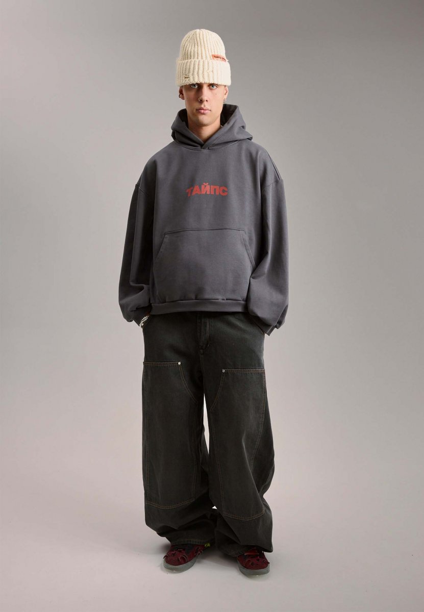 TYPES GRAY "026" HOODIE
