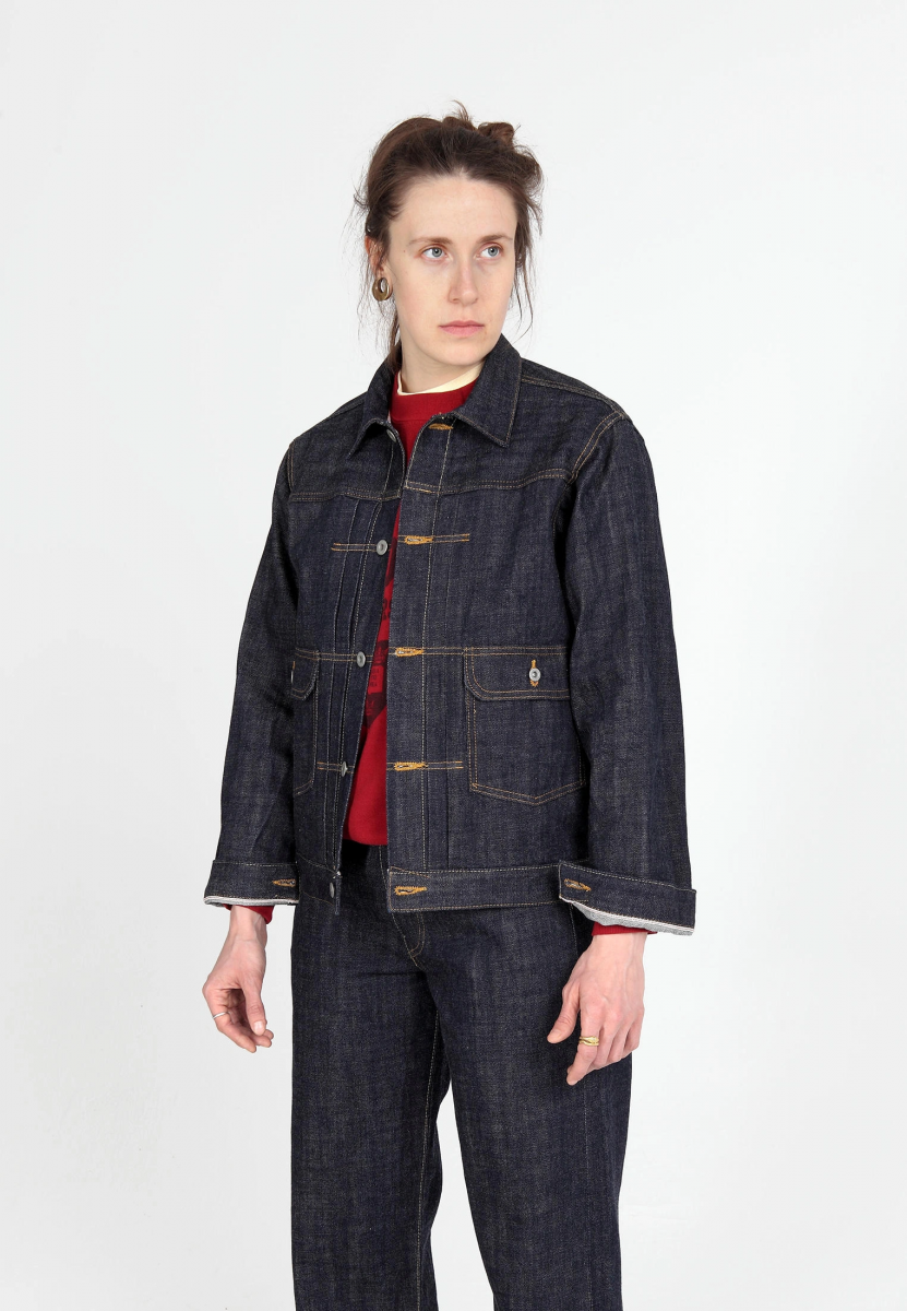 DOUBLE POUNDER КУРТКА J-04-S-OW SELVEDGE RANCH JACKET