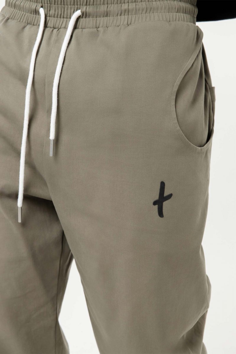 TYPES KHAKI "ZIPPER" PANTS